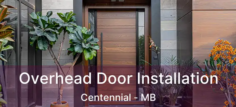  Overhead Door Installation Centennial - MB