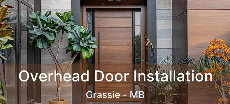  Overhead Door Installation Grassie - MB
