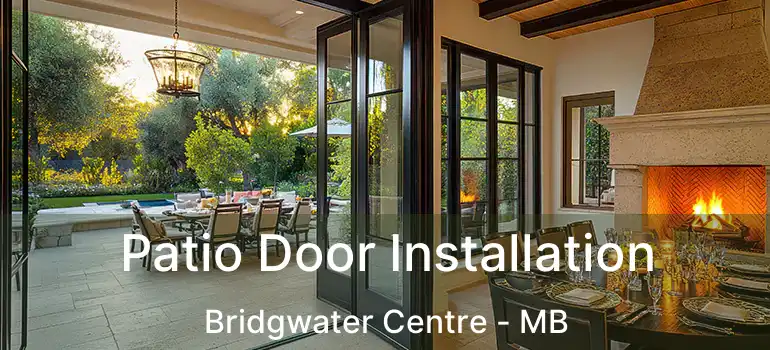  Patio Door Installation Bridgwater Centre - MB