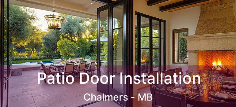  Patio Door Installation Chalmers - MB