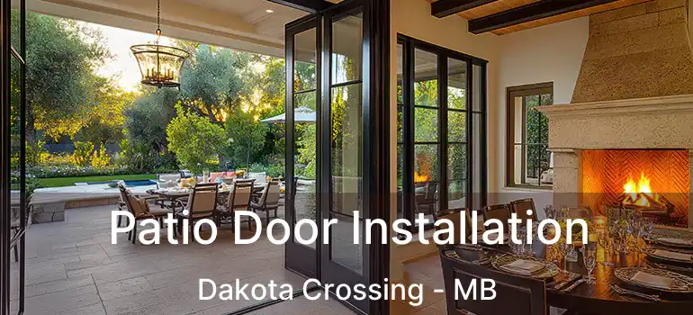  Patio Door Installation Dakota Crossing - MB