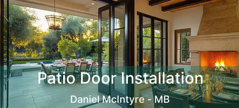  Patio Door Installation Daniel McIntyre - MB