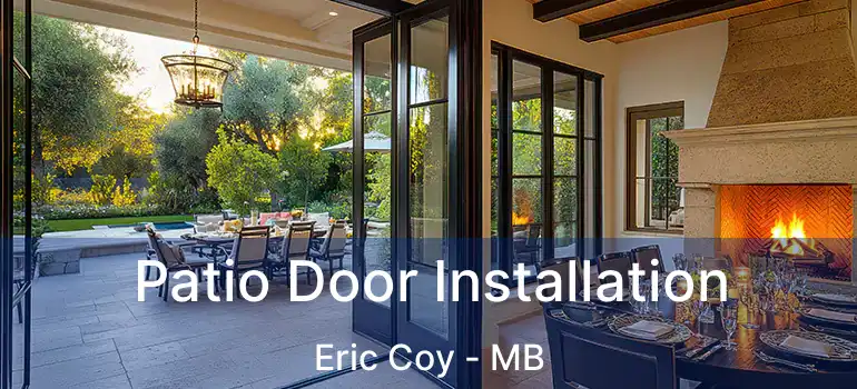  Patio Door Installation Eric Coy - MB
