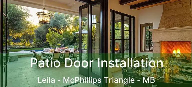  Patio Door Installation Leila - McPhillips Triangle - MB
