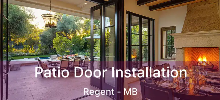  Patio Door Installation Regent - MB