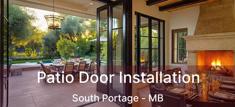  Patio Door Installation South Portage - MB
