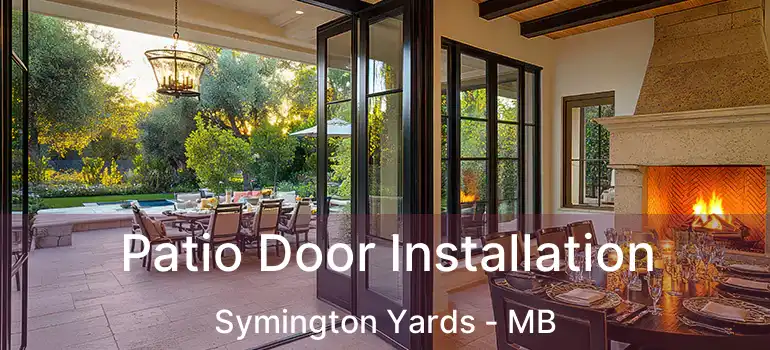  Patio Door Installation Symington Yards - MB