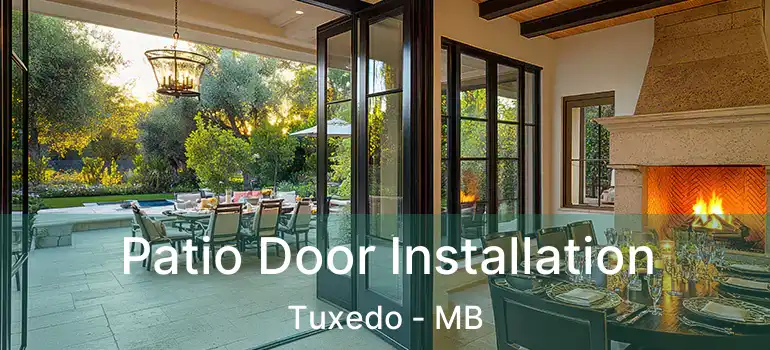  Patio Door Installation Tuxedo - MB