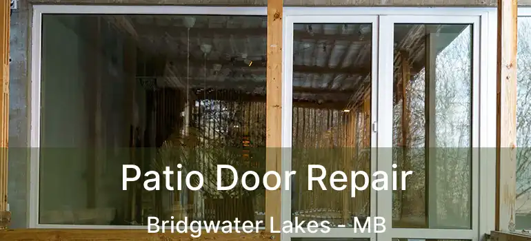  Patio Door Repair Bridgwater Lakes - MB