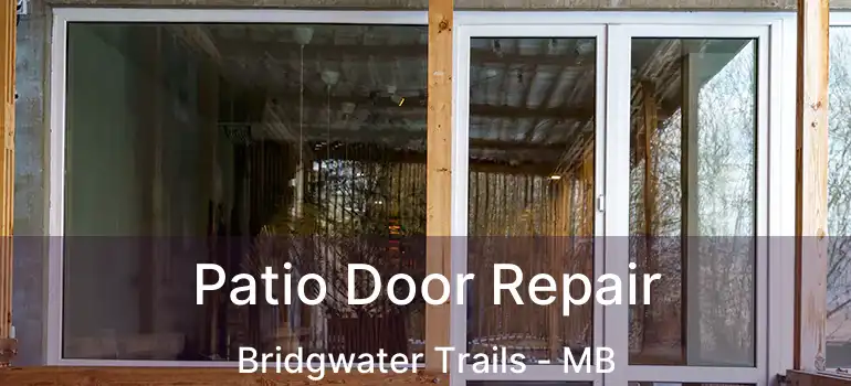  Patio Door Repair Bridgwater Trails - MB