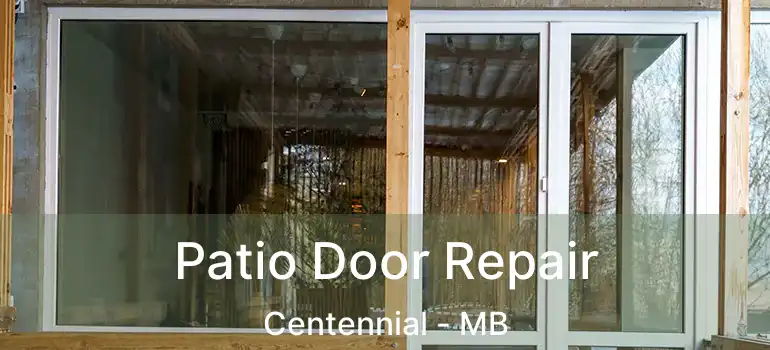  Patio Door Repair Centennial - MB
