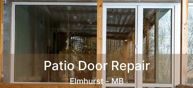  Patio Door Repair Elmhurst - MB