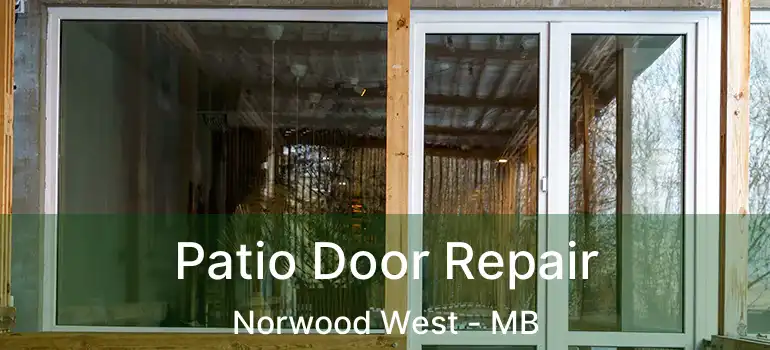  Patio Door Repair Norwood West - MB