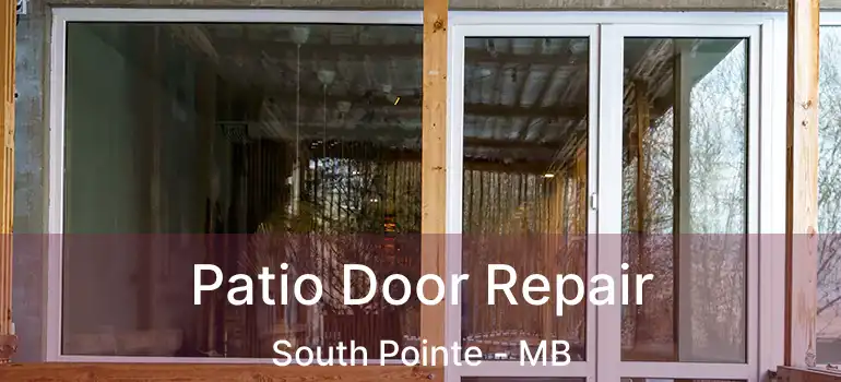  Patio Door Repair South Pointe - MB