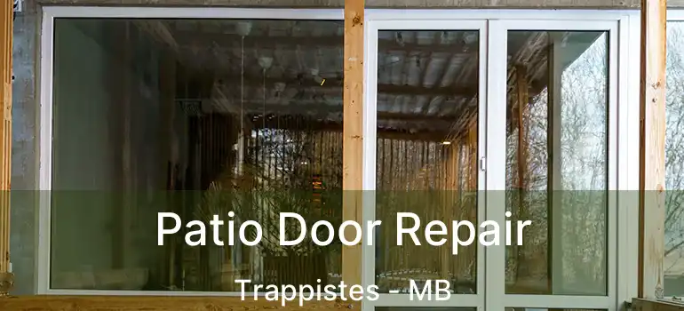  Patio Door Repair Trappistes - MB