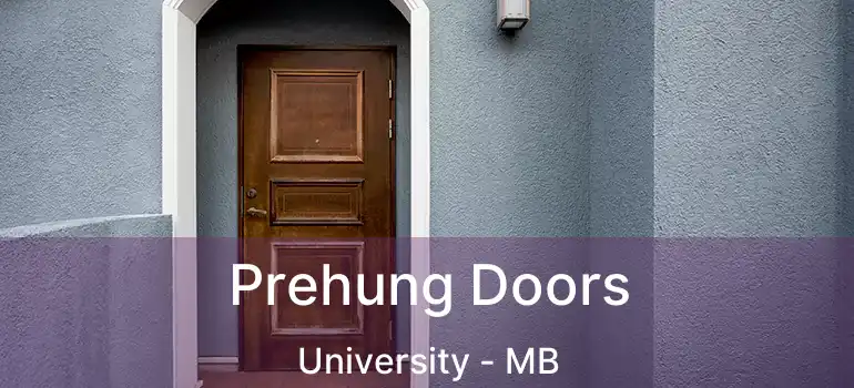  Prehung Doors University - MB