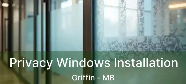  Privacy Windows Installation Griffin - MB