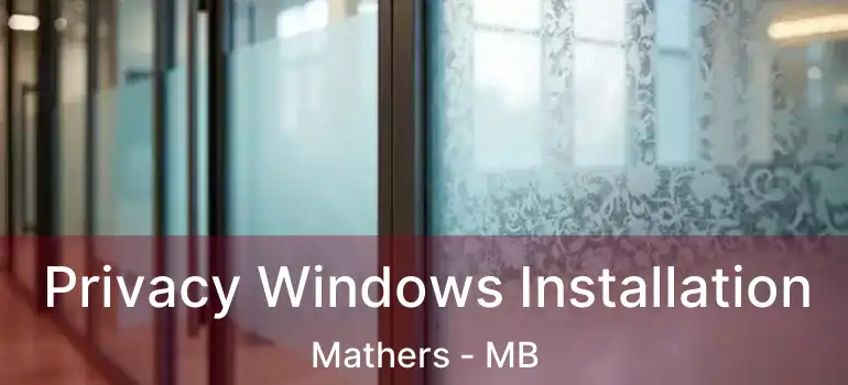  Privacy Windows Installation Mathers - MB