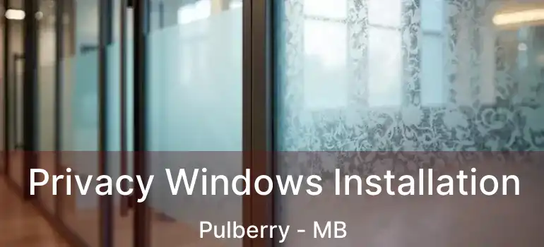  Privacy Windows Installation Pulberry - MB