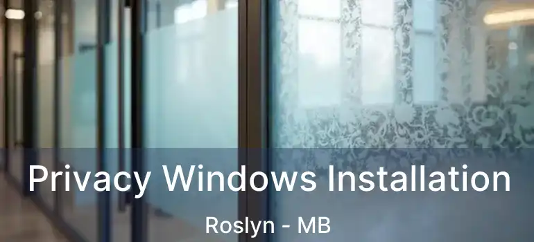  Privacy Windows Installation Roslyn - MB