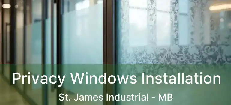  Privacy Windows Installation St. James Industrial - MB