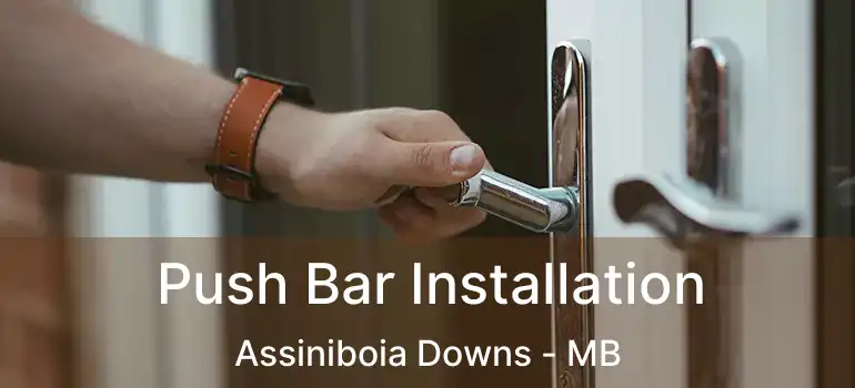  Push Bar Installation Assiniboia Downs - MB