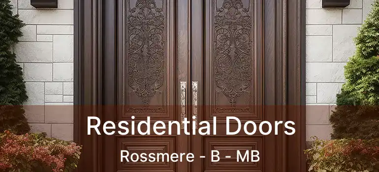  Residential Doors Rossmere - B - MB