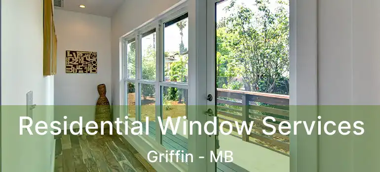  Residential Window Services Griffin - MB