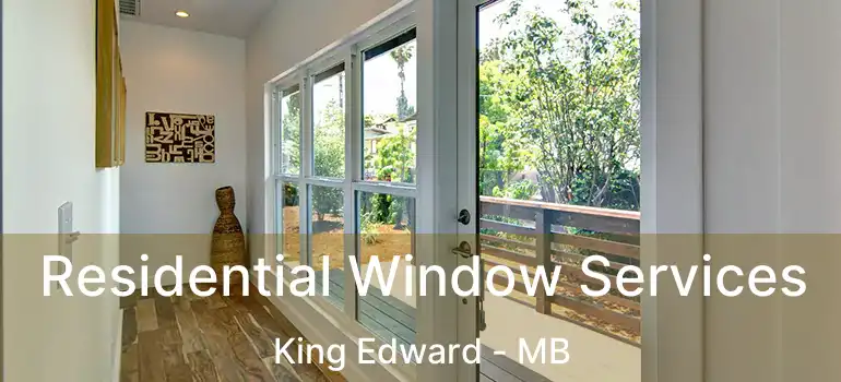  Residential Window Services King Edward - MB