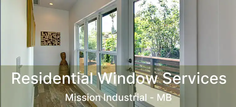  Residential Window Services Mission Industrial - MB
