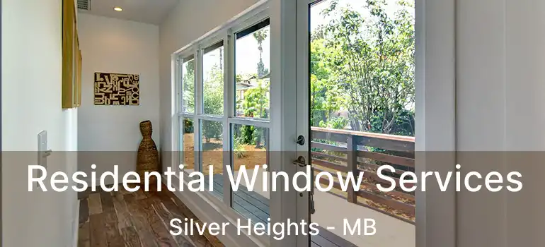  Residential Window Services Silver Heights - MB