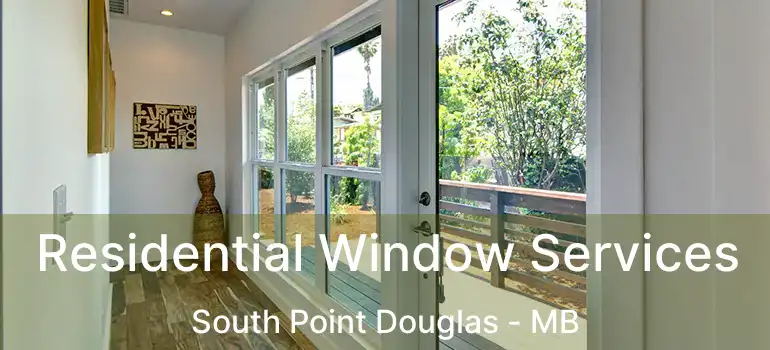  Residential Window Services South Point Douglas - MB