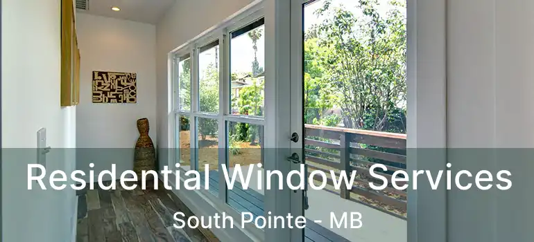  Residential Window Services South Pointe - MB