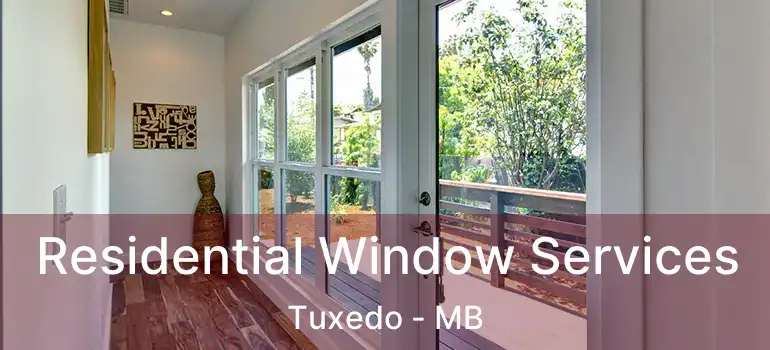  Residential Window Services Tuxedo - MB