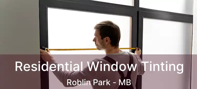  Residential Window Tinting Roblin Park - MB