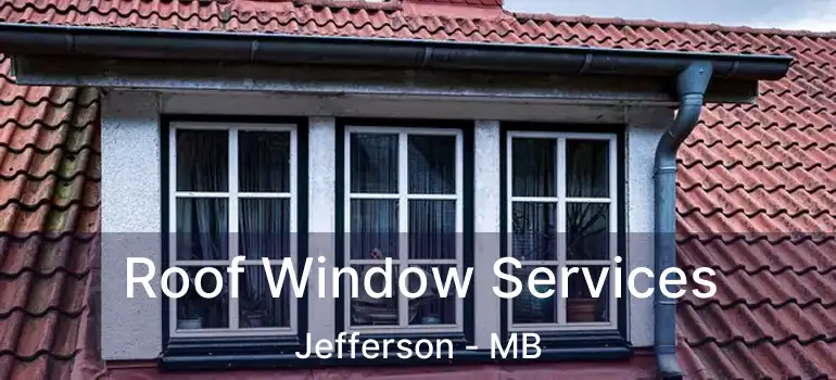  Roof Window Services Jefferson - MB