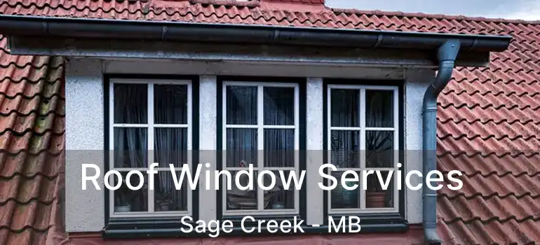  Roof Window Services Sage Creek - MB