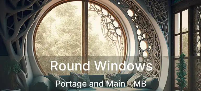  Round Windows Portage and Main - MB
