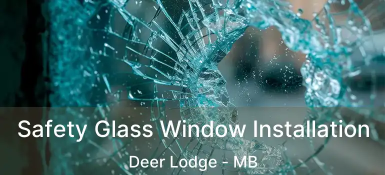  Safety Glass Window Installation Deer Lodge - MB