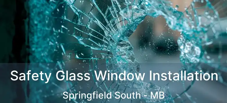  Safety Glass Window Installation Springfield South - MB