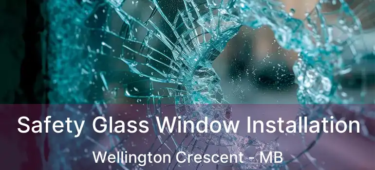  Safety Glass Window Installation Wellington Crescent - MB