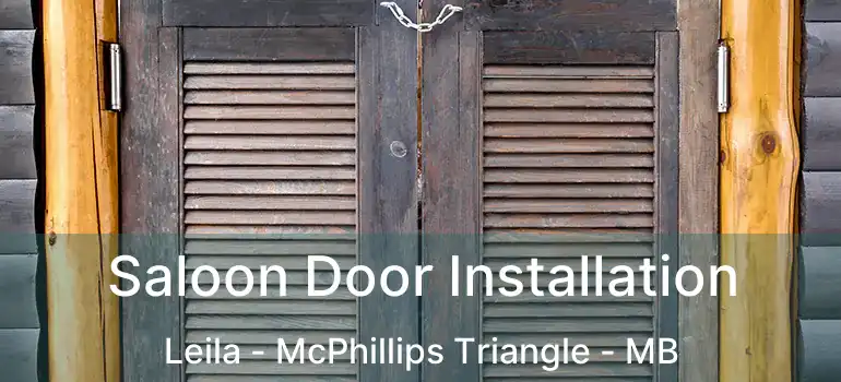  Saloon Door Installation Leila - McPhillips Triangle - MB