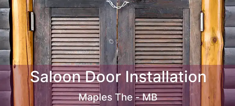  Saloon Door Installation Maples The - MB