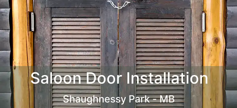  Saloon Door Installation Shaughnessy Park - MB
