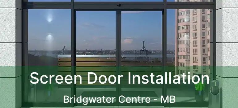  Screen Door Installation Bridgwater Centre - MB