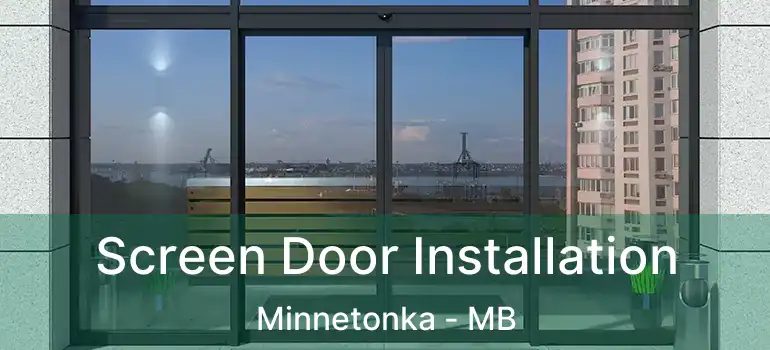  Screen Door Installation Minnetonka - MB