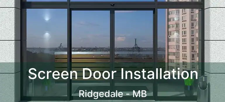  Screen Door Installation Ridgedale - MB