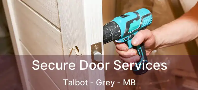  Secure Door Services Talbot - Grey - MB
