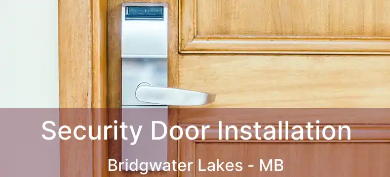  Security Door Installation Bridgwater Lakes - MB
