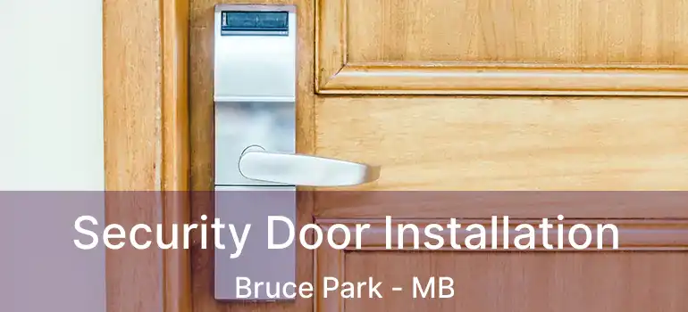  Security Door Installation Bruce Park - MB